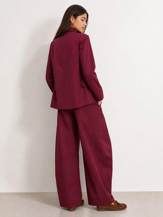 Pantalón Cruzado Cintura Alta