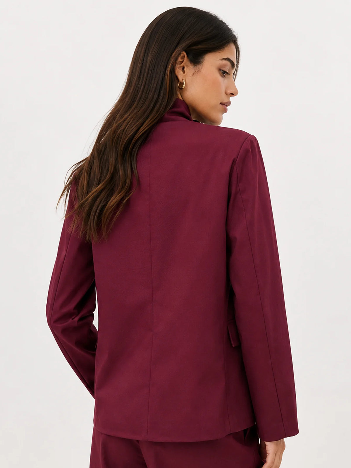 Blazer Cruzada Cuello Alto
